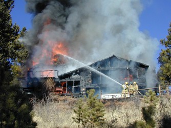 fire, Colorado, structure fire, Kenneth Wyatt, Woodland Park